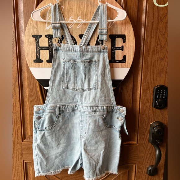 Other - Girls light blue Bibs. Size XL (14-16). Brand new with tags.